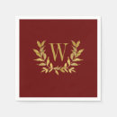 Search for red and gold napkins Chic