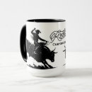 Search for bull rider mugs Western