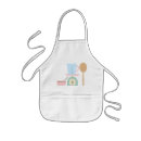 Search for brown and blue aprons For kids