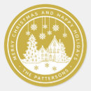 Search for gold snowflake stickers Winter