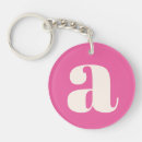 Search for bright coloured key rings For her