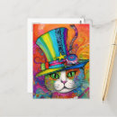 Search for tophat postcards Feline