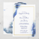 Search for marble engagement party invitations Watercolor