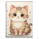 Search for kawaii cat notebooks Cartoon