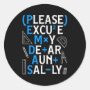 Search for teacher pun stickers Math
