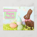 Search for easter chocolate postcards Bunny