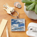 Search for cloudy sky key rings Blue