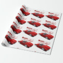 Search for corvette wrapping paper Red