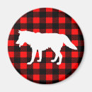 Search for lumberjack magnets Red and black plaid