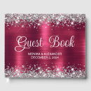 Search for burgundy wedding guest books Glitter