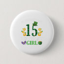 Search for st patricks day birthday badges Leprechaun