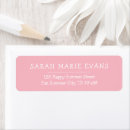Search for pink return address labels Trendy