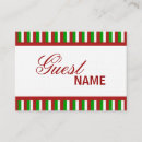 Search for christmas dinner place cards Green