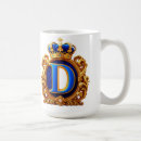 Search for monogram letter d mugs Blue