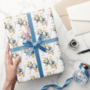 Search for blue butterfly wrapping paper Gold