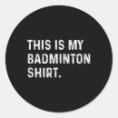 Search for badminton game stickers Athlete