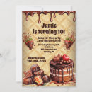 Search for chocolate cake invitations Candy