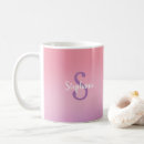 Search for stylish wedding mugs Purple