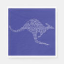 Search for australian napkins Kangaroo