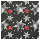 Search for black and white star fabric Geometric