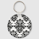 Search for black damask side key rings Design