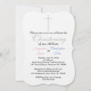 Search for boy and girl twins christening invitations Pink