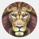 Search for lion portrait stickers Wildlife