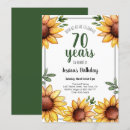 Search for sunflower party invitations Script typography
