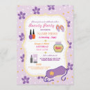 Search for adult spa party invitations Pamper