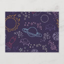 Search for the universe postcards Astronaut