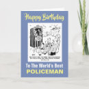 Search for police birthday cards Law enforcement
