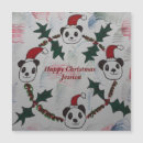Search for panda christmas cards Green