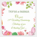 Search for 25th anniversary wedding stickers Twenty fifth