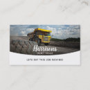 Search for dump truck business cards Heavy equipment