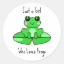 Search for lovely frog stickers Cartoon