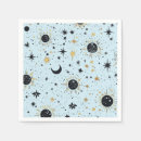 Search for moon and stars napkins Mystical