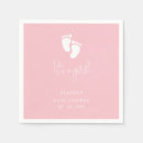 Search for its a girl napkins Pink