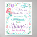 Search for mermaid party posters Whimsical