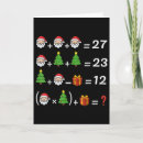 Search for math christmas cards Funny