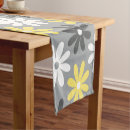 Search for gray yellow table runners Floral