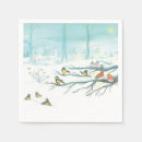 Search for christmas robin napkins Bird