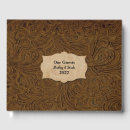 Search for leather guest books Country