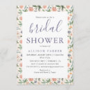 Search for pattern bridal shower invitations Purple