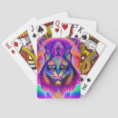 Search for neon playing cards Psychedelic