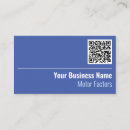 Search for automotive parts business cards Qr code