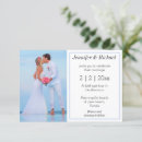 Search for beach photo wedding invitations Classic