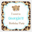 Search for blue leopard stickers Turquoise