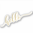 Search for hello typography stickers Stylish