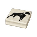 Search for boxer rubber stamps Silhouette