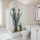 Search for elephants shower curtains Wildlife